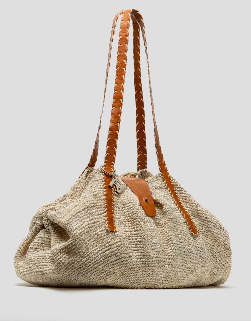 Loose Monaco natural fiber shopping bag
