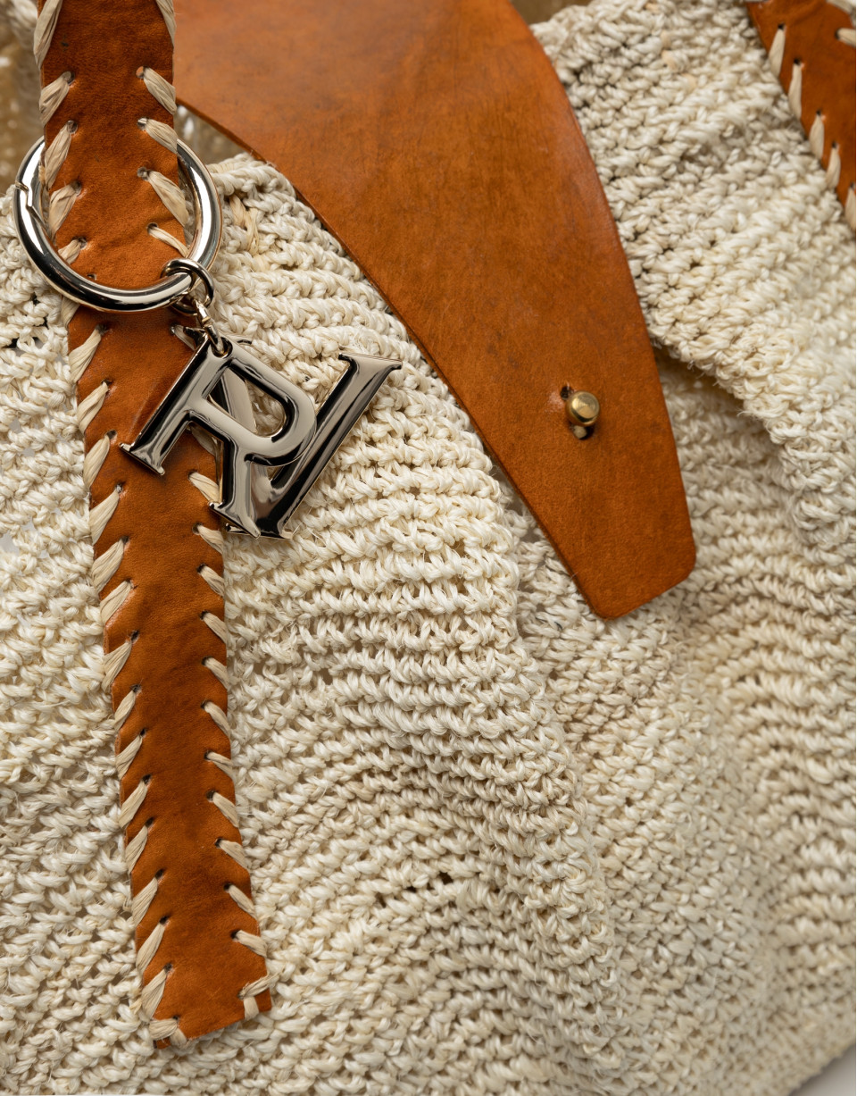 Loose Monaco natural fiber shopping bag