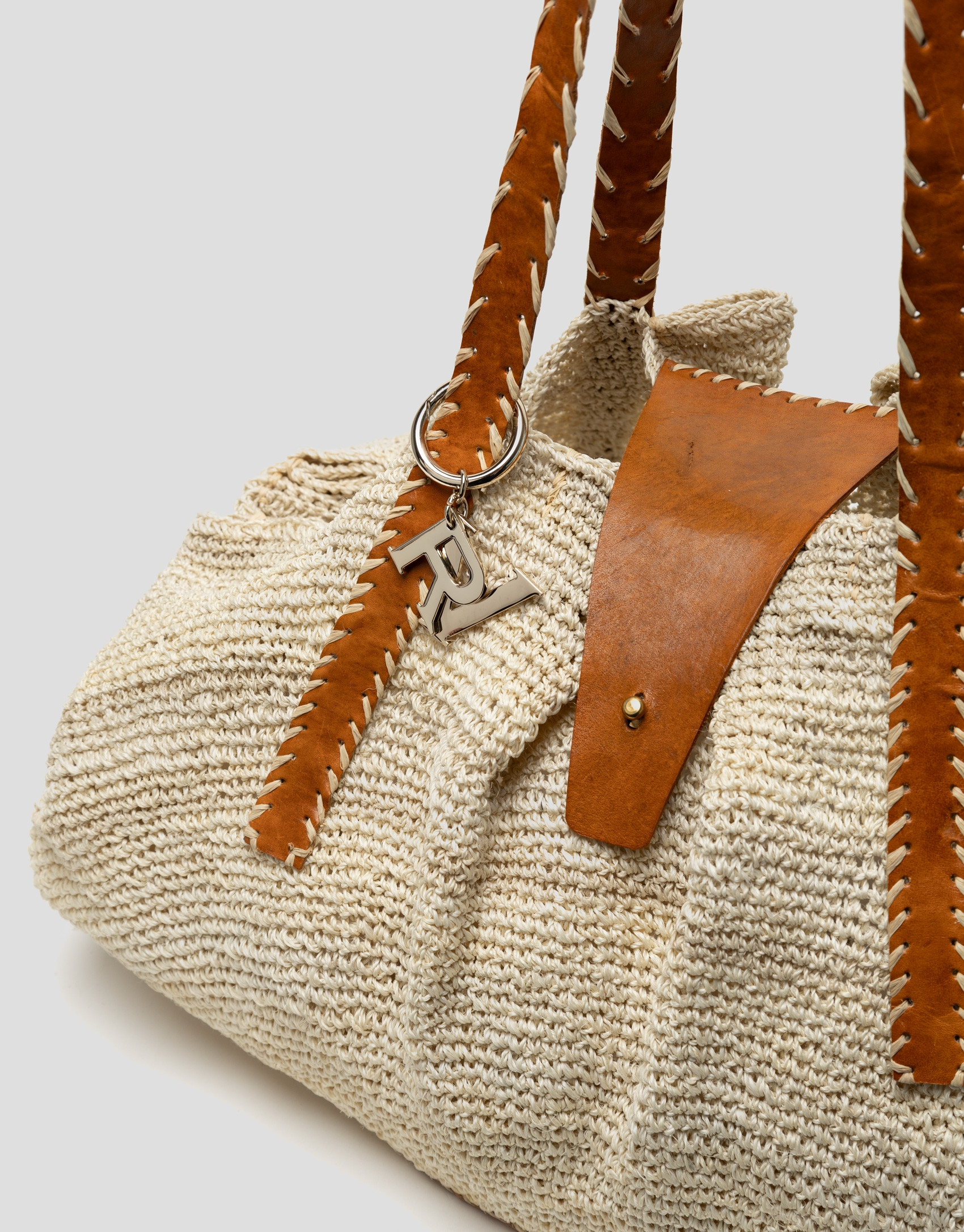 Loose Monaco natural fiber shopping bag