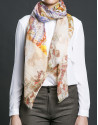 Foulard estampado arabescos