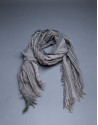 Foulard gris rayas verdes