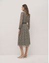 Vestido camisero midi estampado geométrico ... | Roberto Verino
