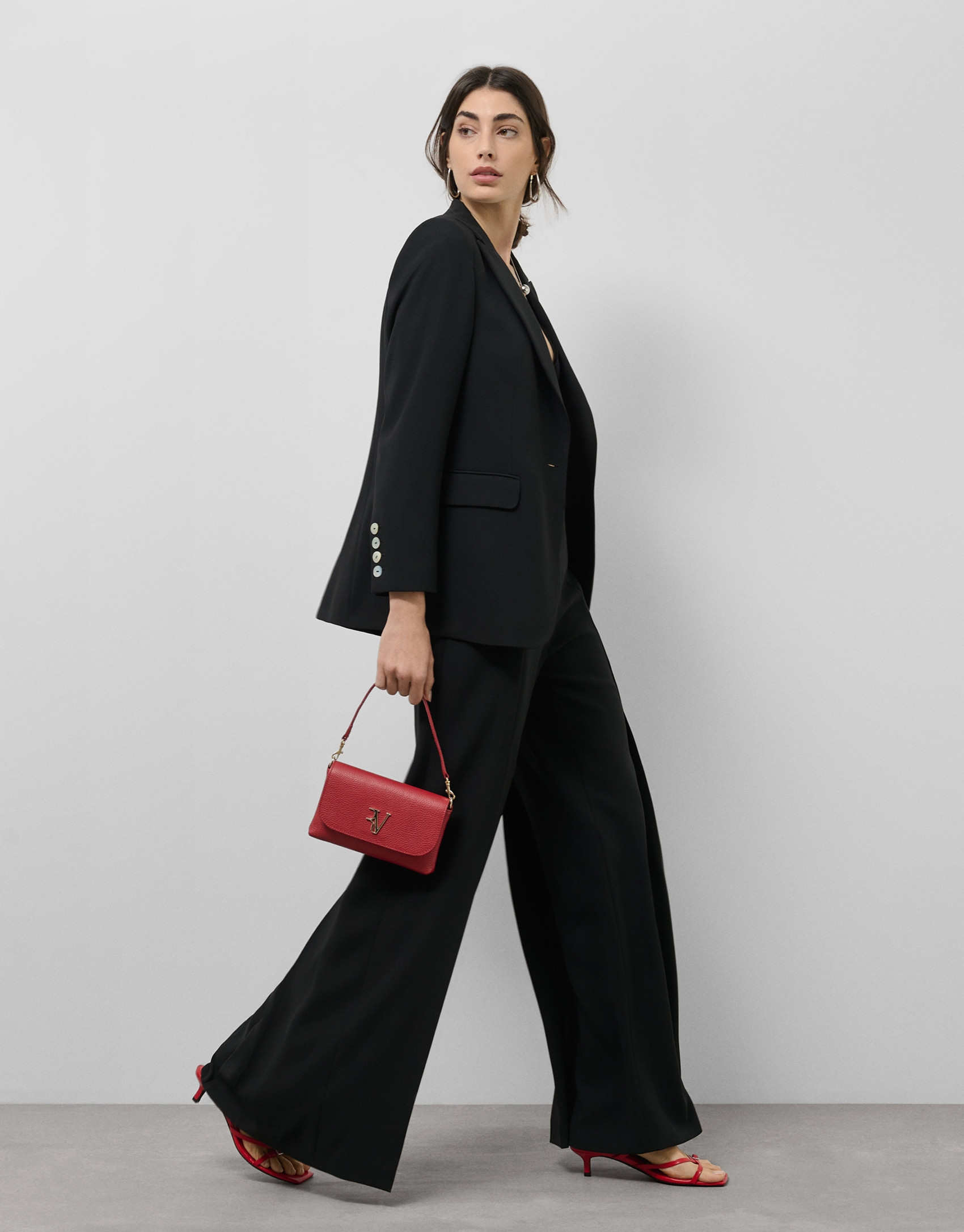 Pantalon palazzo negro