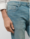 Light blue stone-washed denim jeans - Man | Roberto Verino