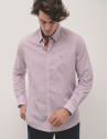 Camisa sport regular estampado hojas tonos ... | Roberto Verino