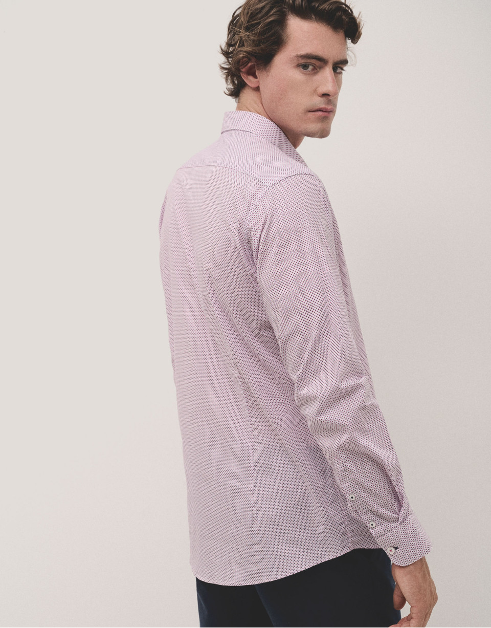 Camisa sport regular estampado hojas tonos ... | Roberto Verino