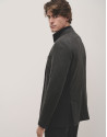 Dark grey roma knitted blazer - Man - AW2024 | Roberto Verino