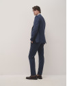 Traje half canvas slim fit microcuadros tonos... | Roberto Verino