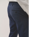 Traje half canvas slim fit microcuadros tonos... | Roberto Verino