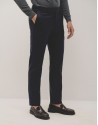 Half canvas pinstripe suit navy - Man - AW2024 | Roberto Verino