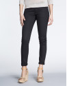 Black cotton stretch pants 