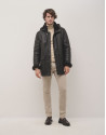 Chaquetón doble faz marrón