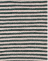 Brown striped knit scarf.