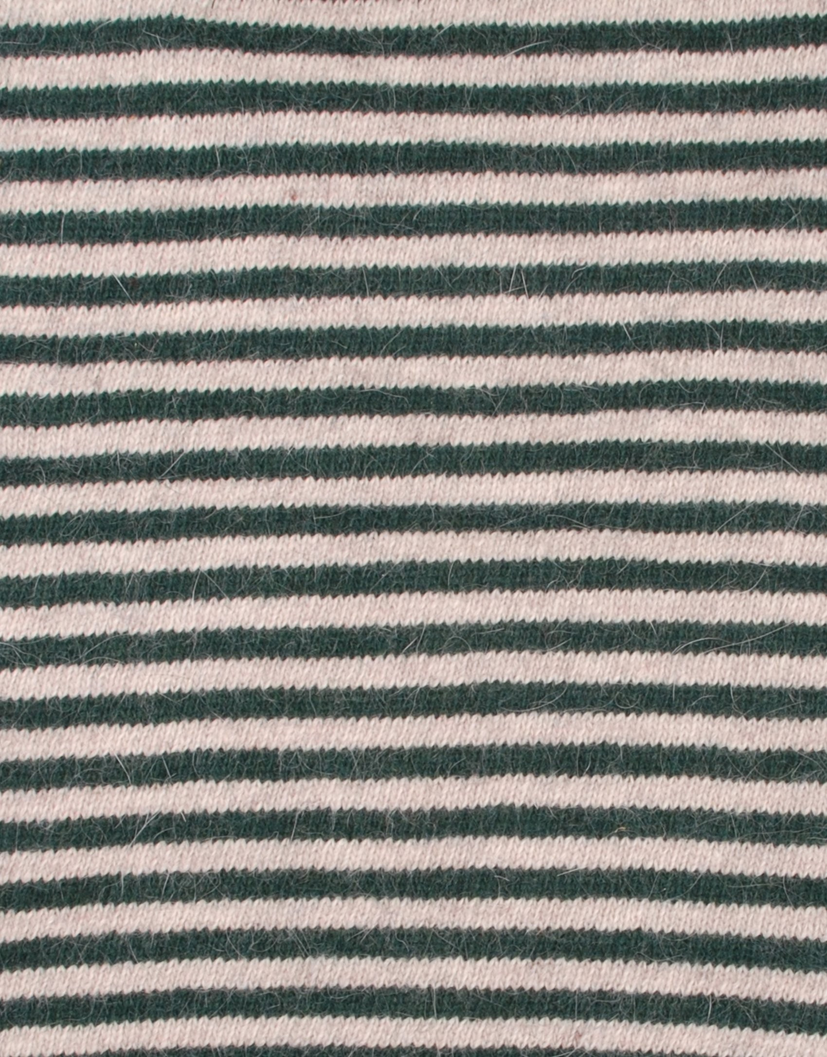 Brown striped knit scarf.