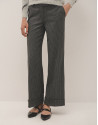 Grey tailored herringbone and discontinuous ... | Roberto Verino