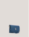 Bolso de mano Rita piel azul - Mujer - OI2024 | Roberto Verino