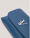 Bolso de mano Rita piel azul - Mujer - OI2024 | Roberto Verino