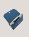 Blue leather Rita handbag - Woman - AW2024 | Roberto Verino