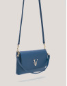 Blue leather Rita handbag - Woman - AW2024 | Roberto Verino