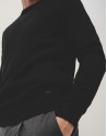 Jersey estructura lana negro - Hombre - OI2024 | Roberto Verino