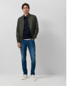 Blue stone-washed denim jeans - Mid Season | Roberto Verino