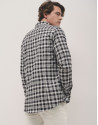 Black and white checked sport shirt - Man | Roberto Verino