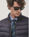 Technical padded waistcoat navy blue mink - Man | Roberto Verino