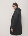 Grey coat with detachable breast panel - Man | Roberto Verino