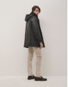 Chaquetón piel doble faz marrón oscuro - Hombre | Roberto Verino
