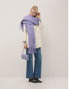 Ecru three-quarter double-faced coat