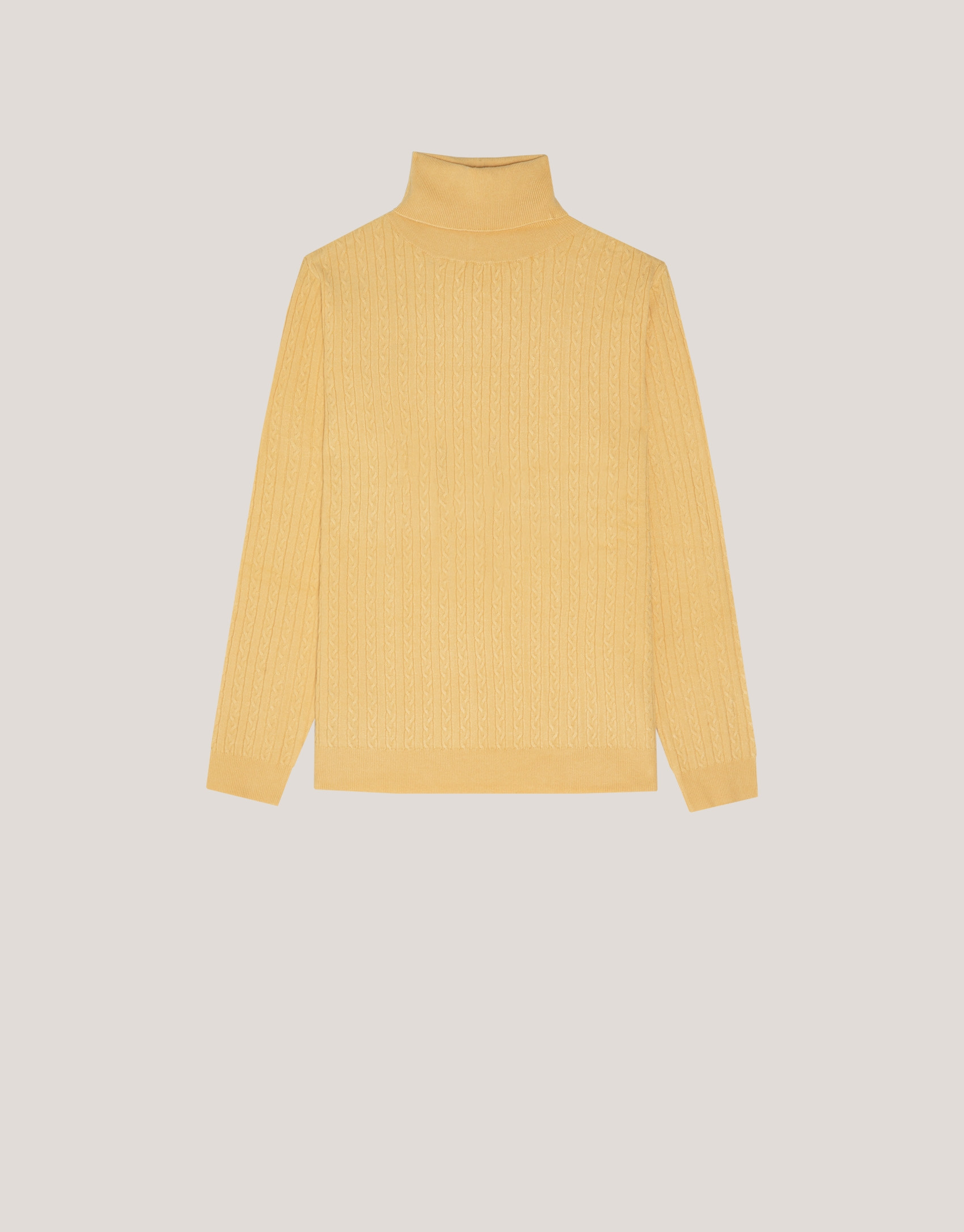 Jersey punto trenzado amarillo - Mujer - OI2024 | Roberto Verino