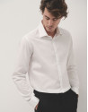 Camisa vestir regular estructura blanca | Roberto Verino