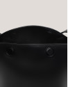 Bolso de hombro Mini Hobo Mafalda piel negro | Roberto Verino