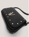 Bolso bandolera Mafalda Mini piel negra - Sale | Roberto Verino