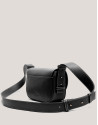 Bandolera Mini Cuca piel granulada negro - Sale | Roberto Verino