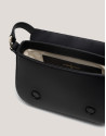 Black leather Mini Mafalda shoulder bag - Sale | Roberto Verino