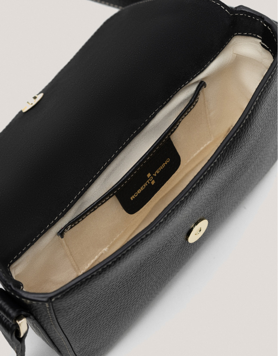 Bolso bandolera Sun piel negro