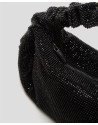 Bolso de mano Ariana Cristal Mesh negro