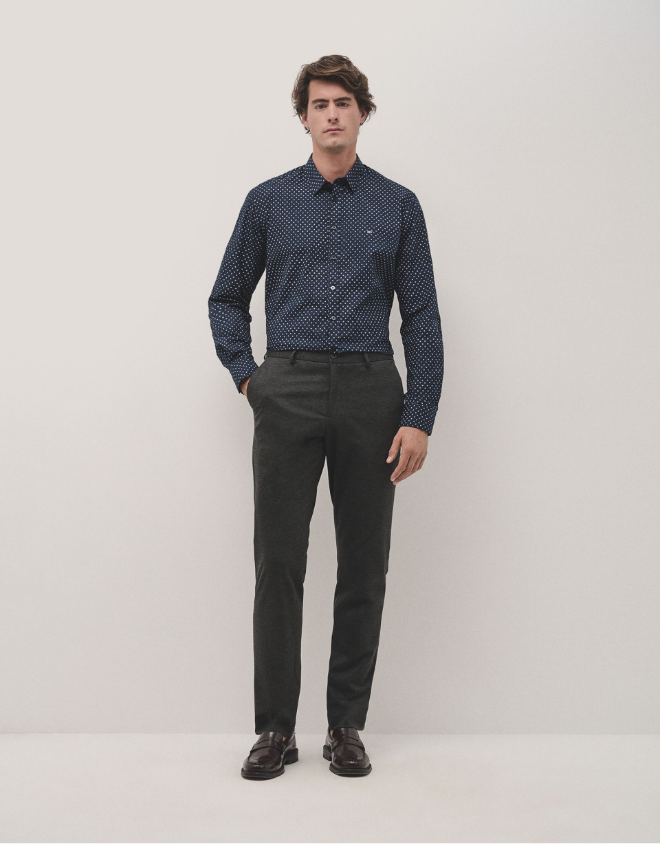 Pantalón separate punto roma gris oscuro
