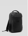 Black leather and nylon Mimi backpack