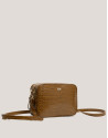 Bolso bandolera Taylor grabado coco mostaza