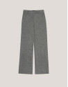 Black and white tweed straight pants - Woman | Roberto Verino