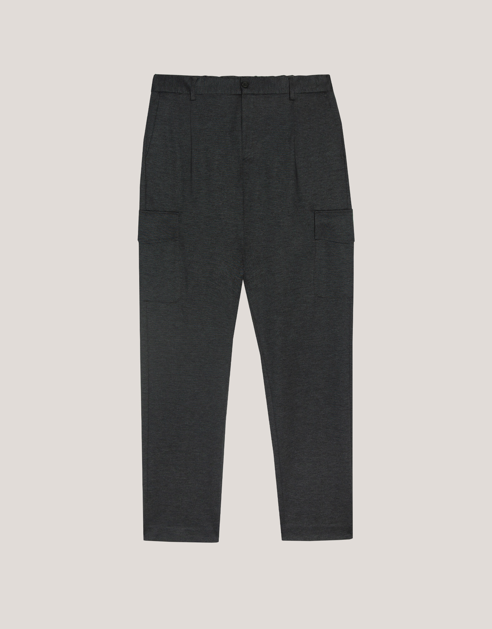 Pantalón cargo sarga gris oscuro - Hombre | Roberto Verino