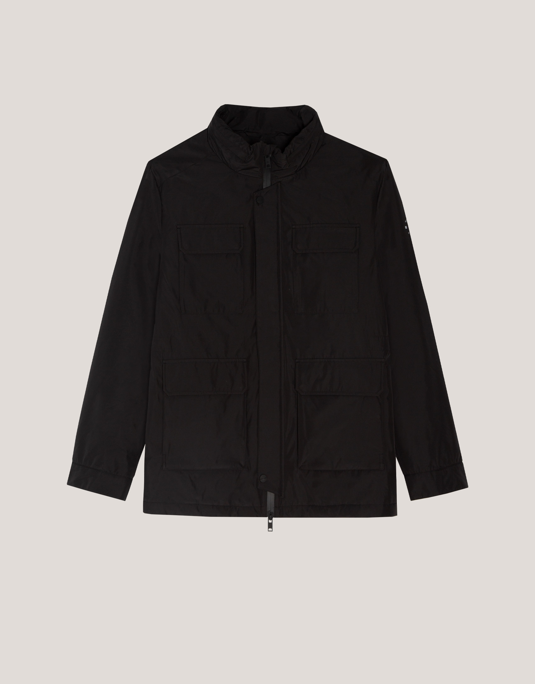 Parka técnica negra cuatro bolsillos - Hombre | Roberto Verino