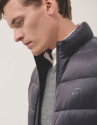 Navy blue quilted technical jacket - Man | Roberto Verino