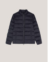 Navy blue quilted technical jacket - Man | Roberto Verino