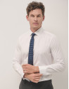 White slim fit dress shirt - Man - AW2024 | Roberto Verino