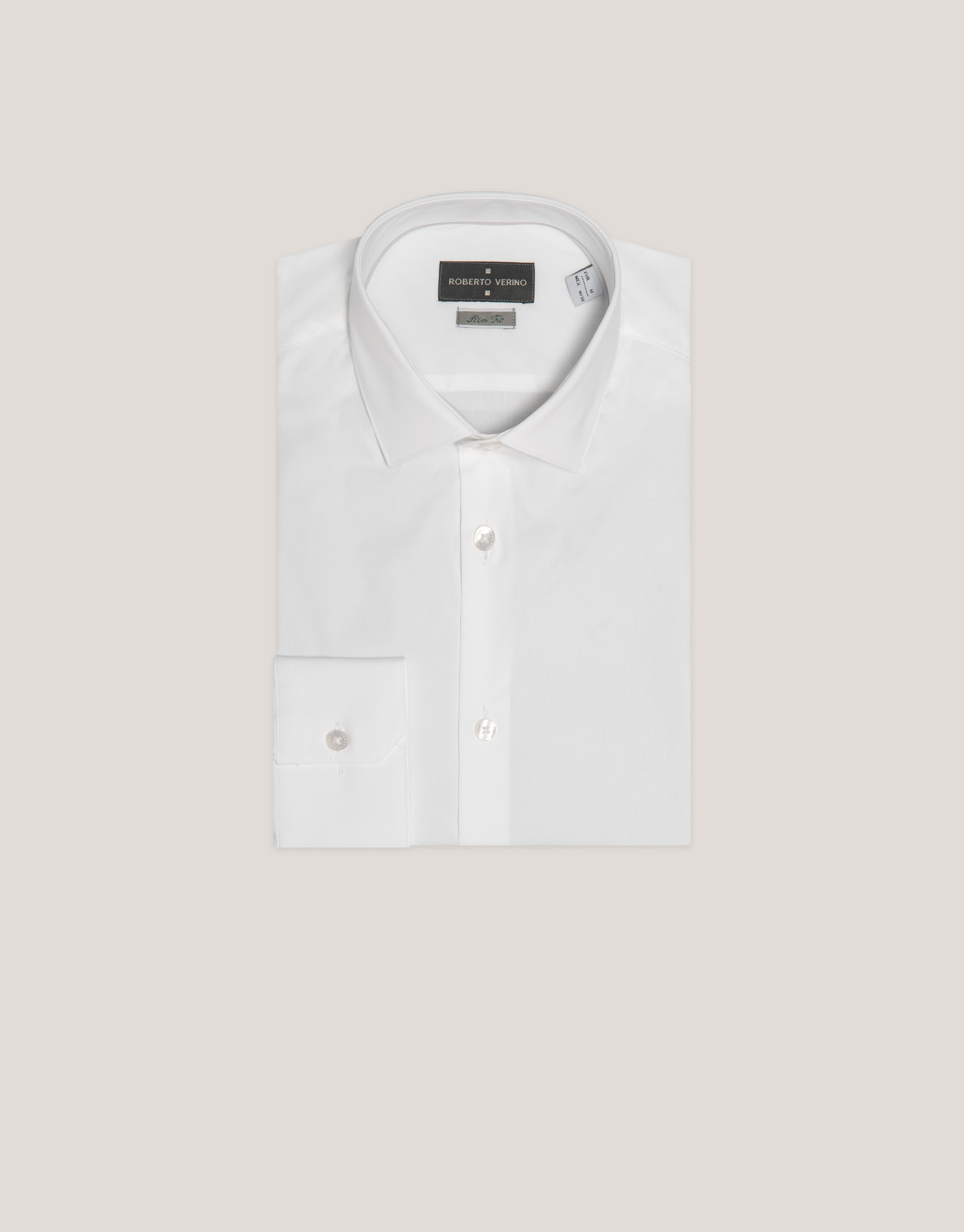Camisa vestir slim blanca - Hombre - OI2024 | Roberto Verino