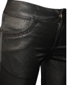 Lurex-black denim pants 