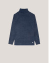 Jersey cuello cisne azul melange - Hombre | Roberto Verino